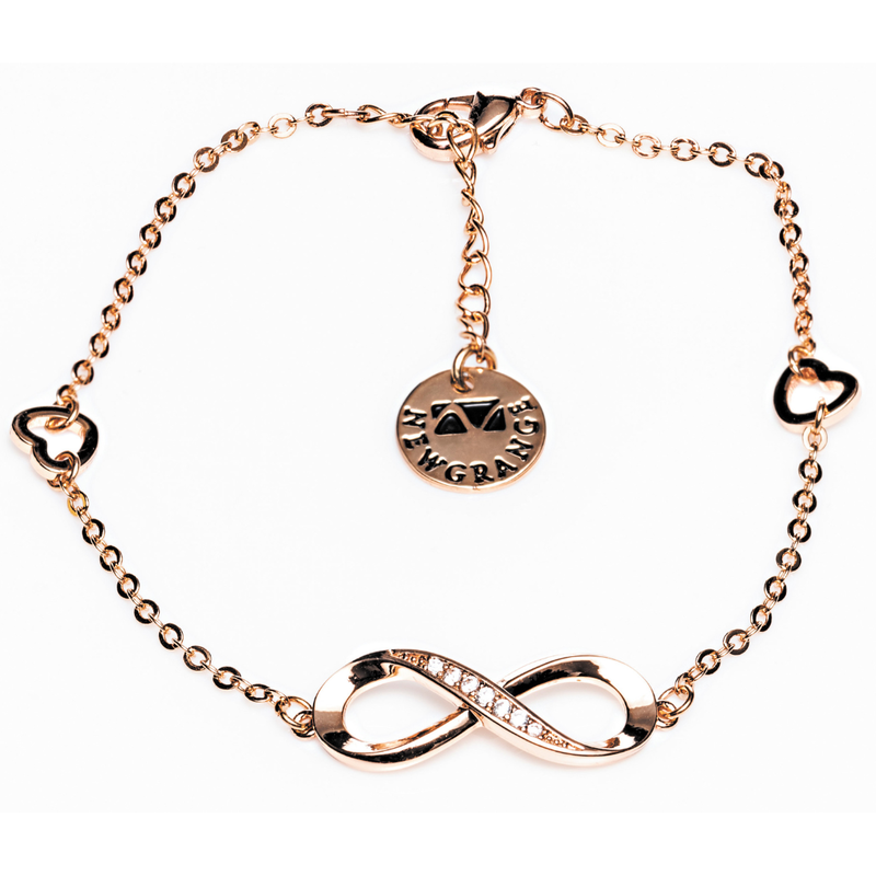 Rose Gold Infinity Bracelet